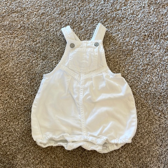 Baby Gap White Denim Bubble Size 6-12 Months - Picture 1 of 2